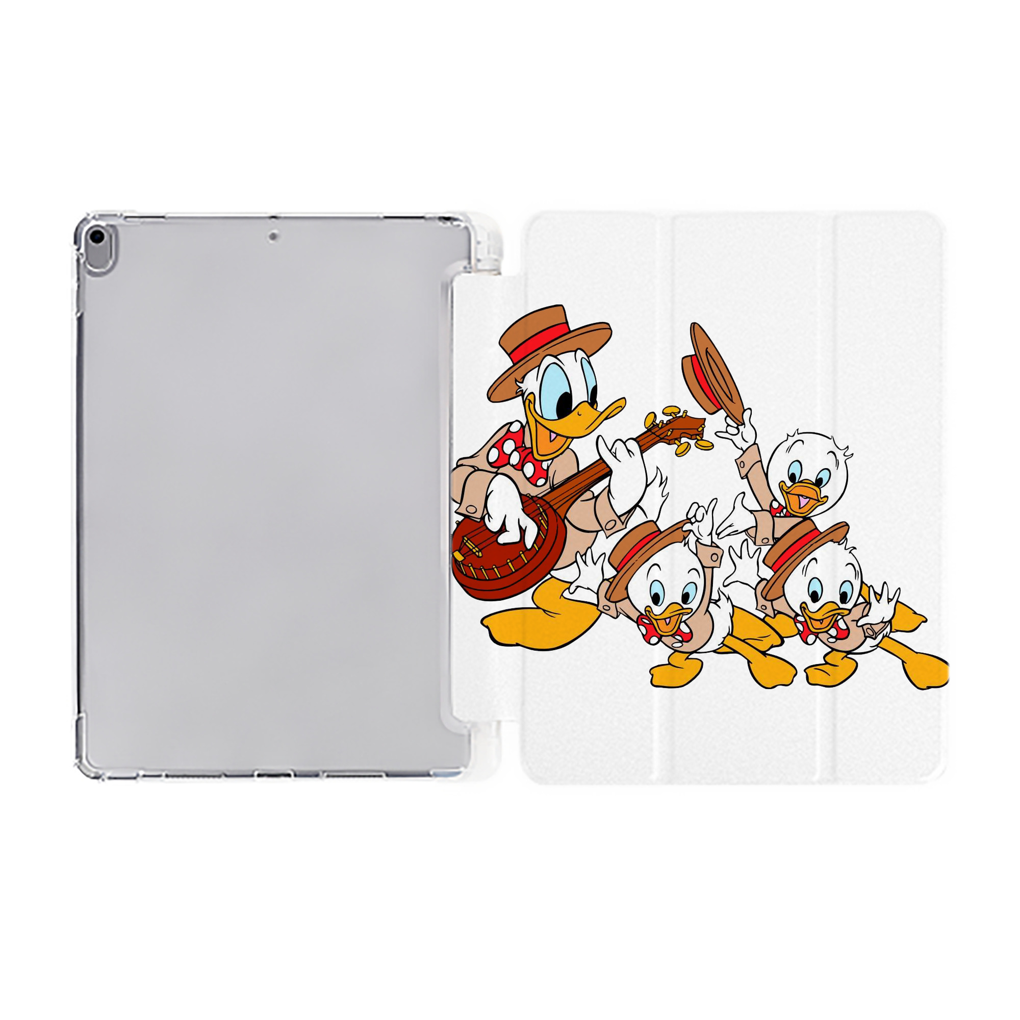 （画像用） ミッキーマウス Mickey Mouse IPad ケース ペン収納付き 三つ折りスタンド PUレザー×シリコン 対応機種9.5/10.5/10.9インチ